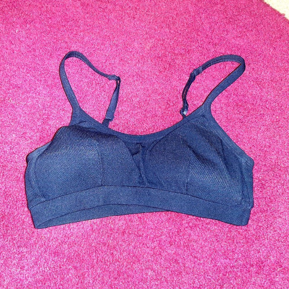 Navy Blue padded bralette
